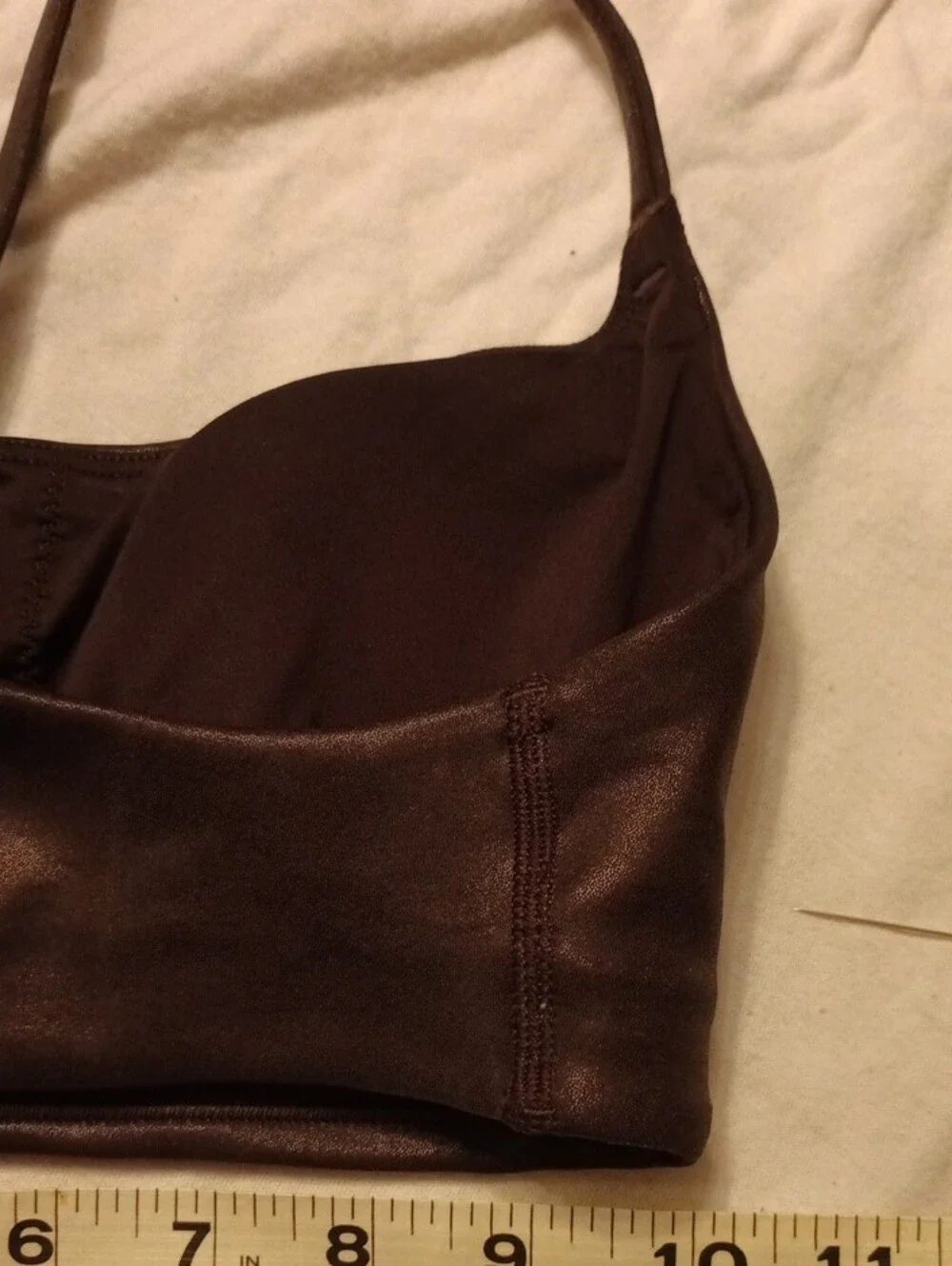 lululemon athletica Dark Brown Strappy Sports Bra New Without Tags